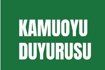 İstanbul Üniversitesi Devlet Konservatuvarı Kamuoyu Duyurusu