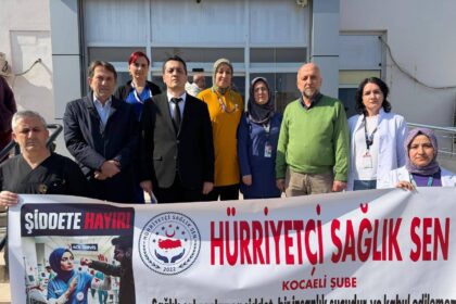 Hürriyetçi Sağlık Sen, Karamürsel Devlet Hastanesi'nde bir hemşirenin hasta yakını