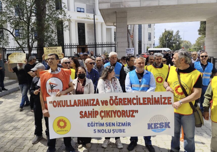 Eğitim Sen İzmir 5 Nolu Şube Başkanı Savaş Candemir, Buca’da