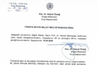 Selçuk Özdağ, Diş Hekimlerinin Atama Krizi Hakkında Önerge Verdi