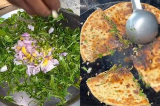 Video: Agra Food Vendor Makes Neem Paratha, Internet Cannot Believe It Is Real