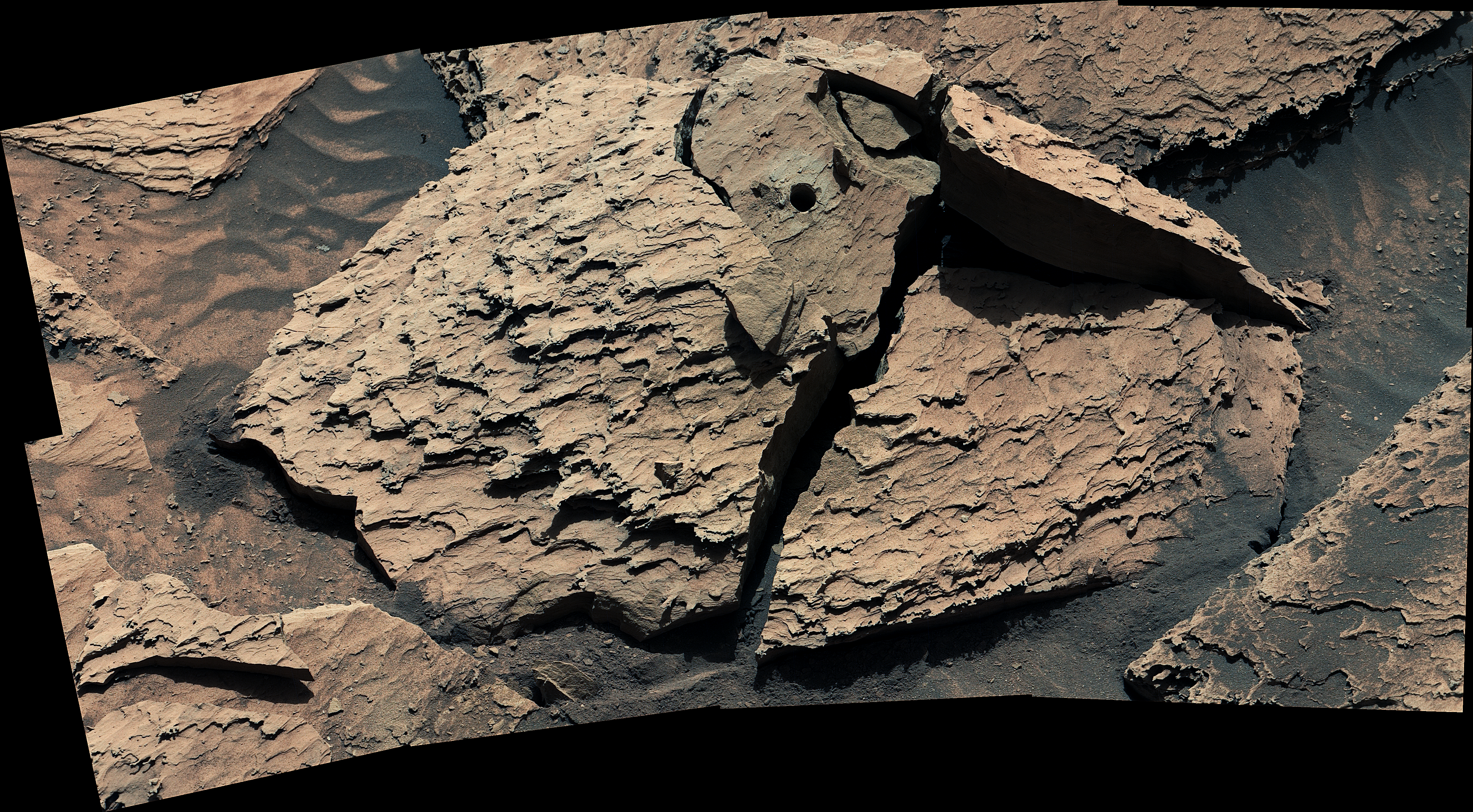 Curiosity Mars Gezegen Aracı Atacama Kayası