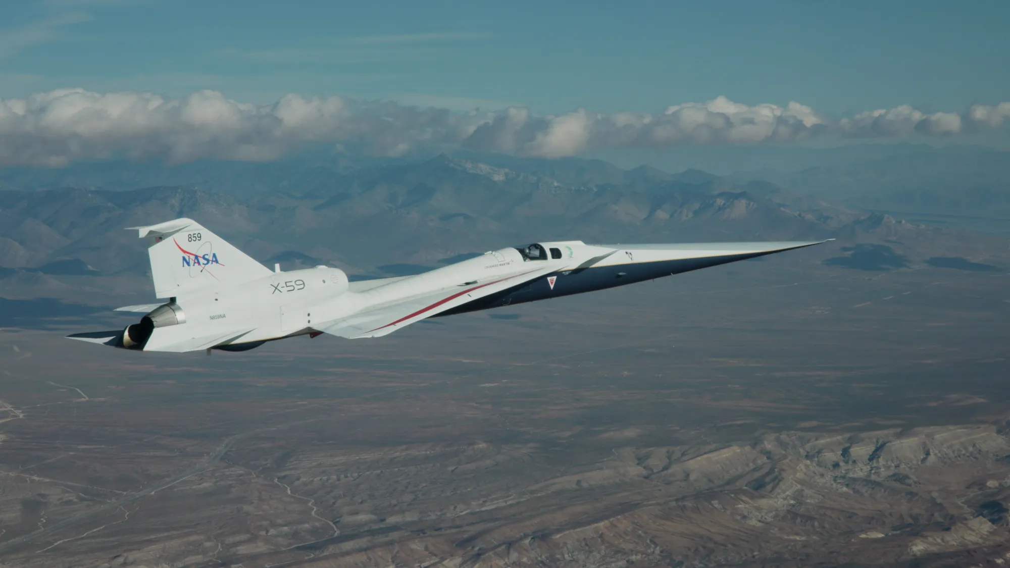 NASA X-59 sessiz süpersonik uçağı