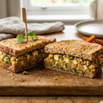 Fuel Your Day With This High-Protein Chickpea Paneer Sandwich