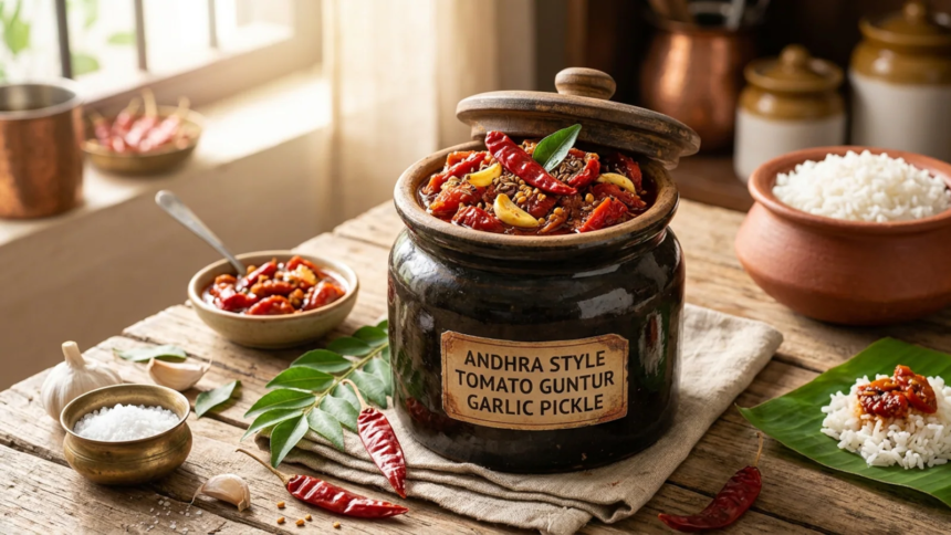 The Secret To Andhras Bold Flavours? This Guntur Tomato Pickle Recipe