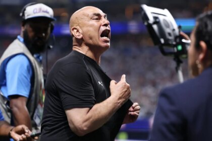 Egypt Coach Hossam Hassan Filmed Spitting At Jeering Fans' Direction After Loss Against Argentina In Heated Clash