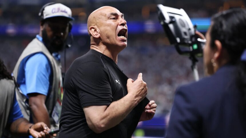 Egypt Coach Hossam Hassan Filmed Spitting At Jeering Fans' Direction After Loss Against Argentina In Heated Clash