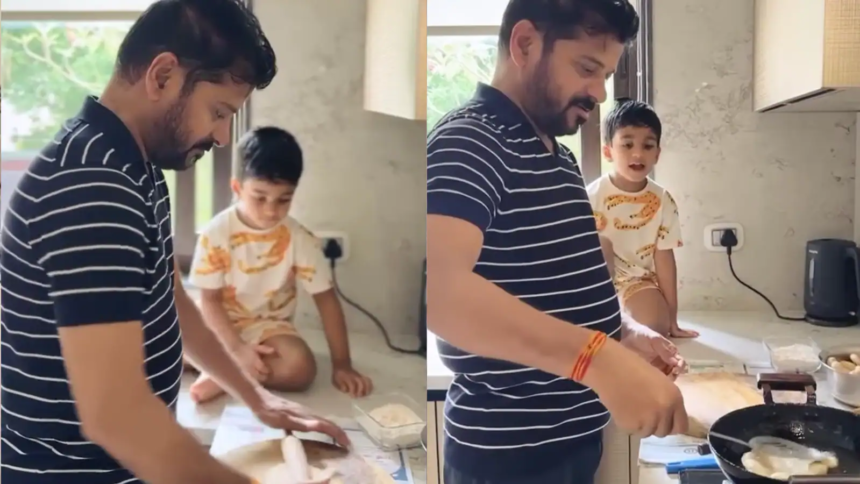 Viral Video: Telangana Chief Minister Revanth Reddy Fries Puris After Grandsons Special Request