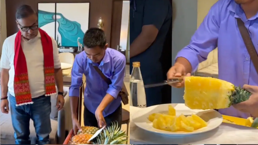 Assam Chief Minister Praises Karbi Anglongs Giant Queen Pineapple, Calls It To Die For