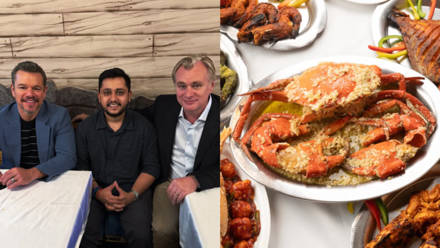 Christopher Nolan, Matt Damon Dine At Mumbais Iconic Trishna During India Visit