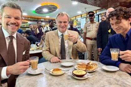 Christopher Nolan, Tom Holland And Matt Damon Had Chai At Mumbais 108-Year-Old Olympia Coffee House