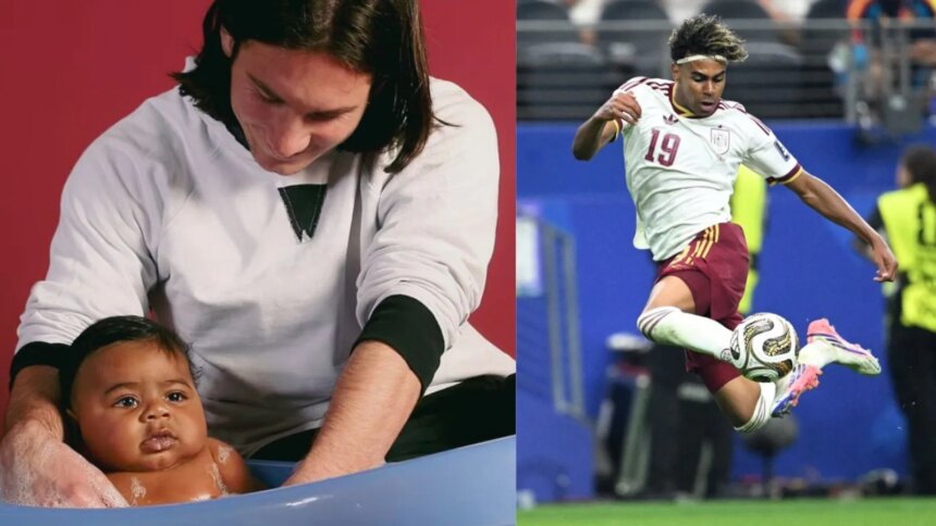 Lionel Messi Never Imagined The Baby He Bathed Would Face Him In A World Cup Final