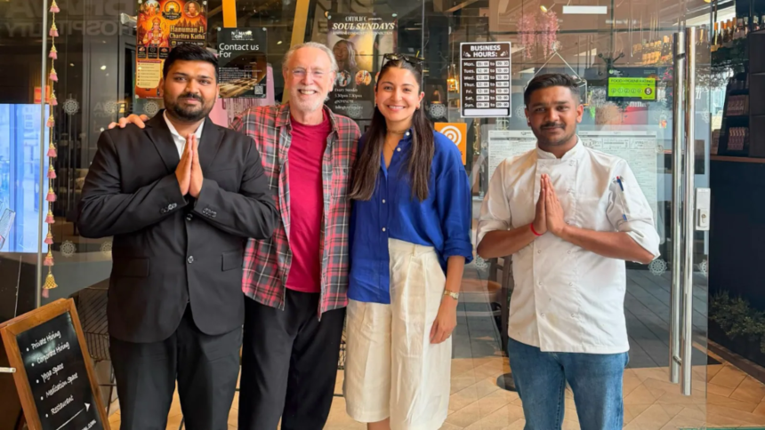 Anushka Sharma Visits Londons OMNOM With Krishna Das. Why This Vegan Restaurant Is So Popular