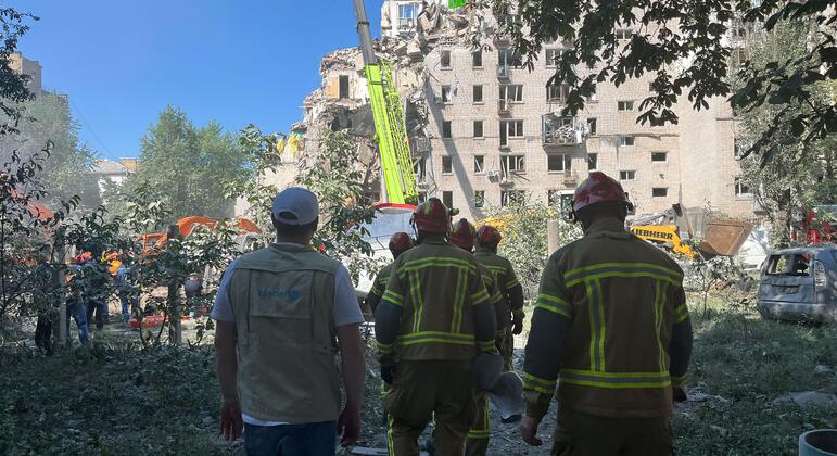 Ukraine: UN condemns overnight attack on Kyiv