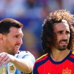 Lionel Messi Tried To Divert Referee's Attention Using 'Fake Injury' As Enzo Fernandez Got Red Card. Video