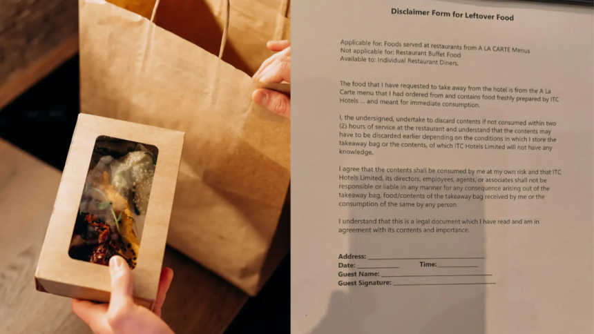 Why Do Hotels Make You Sign A Legal Form Before Packing Leftover Food?