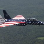 NASA Jets Turn Red, White, and Blue