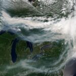 Ontario Wildfire Smoke Moves East