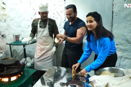 NDTV Jai Jawan 2026: Saif Ali Khan Learns To Make Puris In Army Cookhouse In Uri