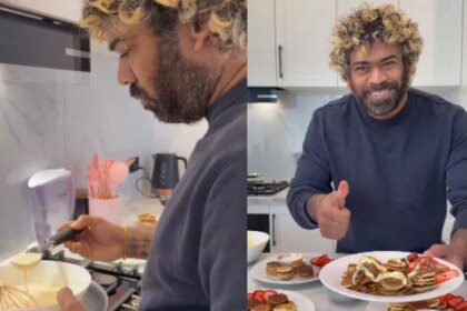 Lasith Malinga Whips Up A Mini Pancake Breakfast For Family With Sweet Toppings