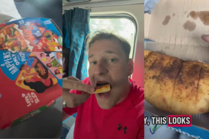 Foreigner Tries Dominos Pizza On Indian Train To Udaipur, Gives Feedback