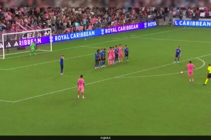 Lionel Messi Bags Stunning Free-Kick, Scores 4 Goals In Single Match For Inter Miami. Watch