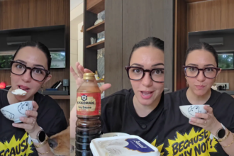 Nauheed Cyrusi Tries Viral Ice Cream Hack, Says It Tastes Just Like Salted Caramel