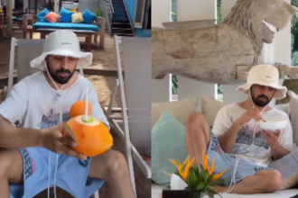 Diljit Dosanjh Relishes Coconut Water, Mangoes During AURA Europe Tour Rehearsals
