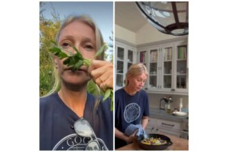 Gwyneth Paltrow Shares Her One-Pan Breakfast With Eggs And Greens