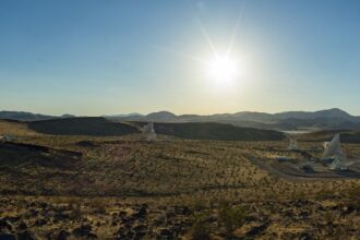Panorama Showcasing the 34-Meter Antennas of the DSN’s Goldstone Complex