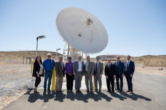 Ribbon-Cutting Event for NASA Deep Space Network’s Deep Space Station 23