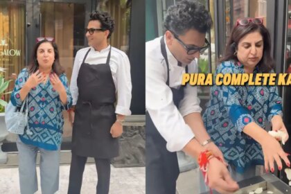 "You Scammed Me": Farah Khan Mops Floor, Serves Guests At Vikas Khannas New York Restaurant