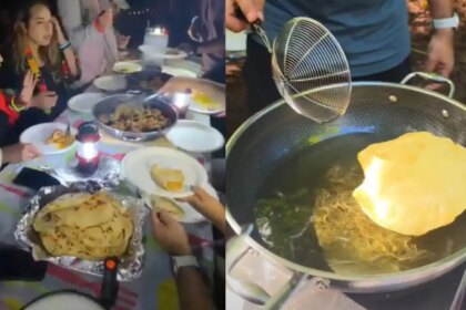 Watch: Desi Group Enjoys Camping Trip With Indian Food, Internet Reacts