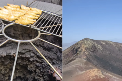 This Spanish Restaurant Gives A Twist To Outdoor Cooking, Uses Active Volcano Vent As Heat Source