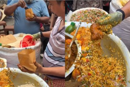 Chicken Leg Piece In Jhalmuri? Viral Video Shows Unique Street Food From Bangladesh