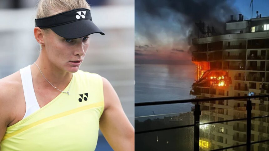 Russian Missile Strike Destroys Ukranian Tennis Player's Apartment, Only A French Open Towel Survives