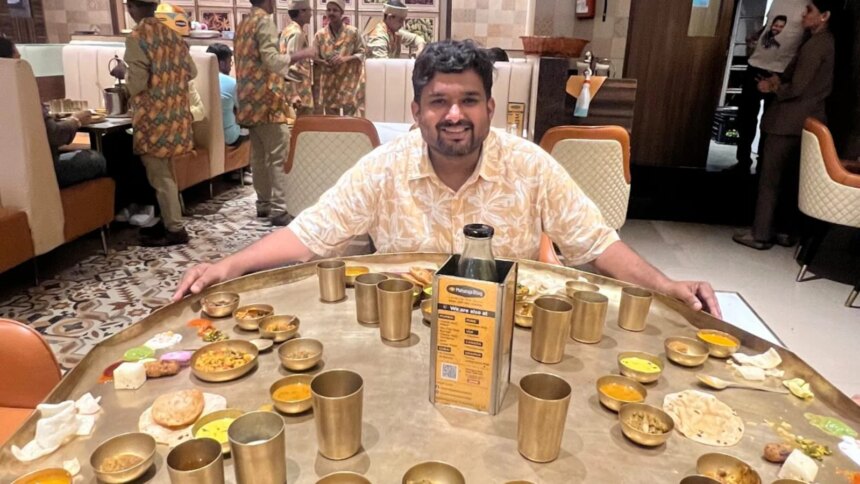 Video: Vlogger Enjoys The Biggest Unlimited Aamras Thali At Mumbai Restaurant