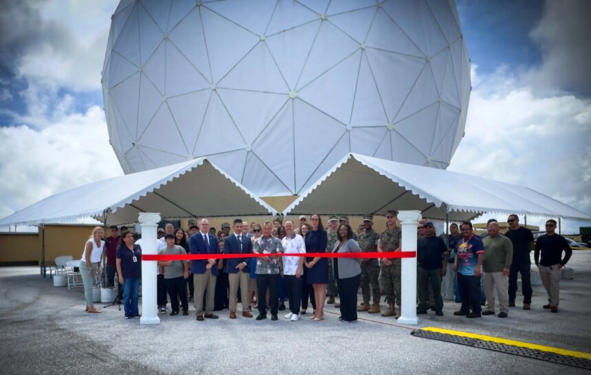 NASA Celebrates Restoration of Guam Station Damaged by Typhoon Mawar  - NASA