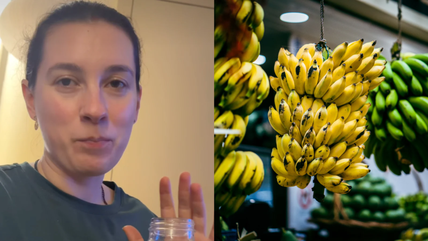 "My Mouth Is Burning," Russian Woman Tries Banana Sabzi Made By Indian Mother-In-Law