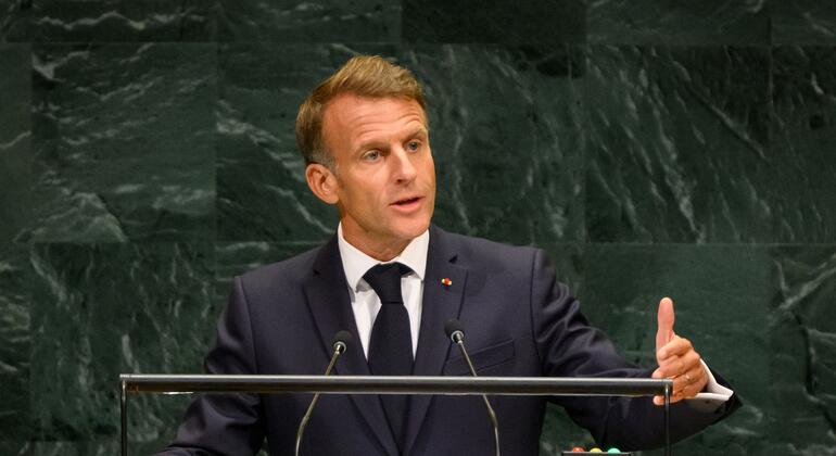 Choose international order over ‘law of the jungle’, urges Macron