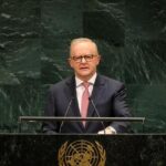 Australia urges global cooperation on climate, AI checks and international law