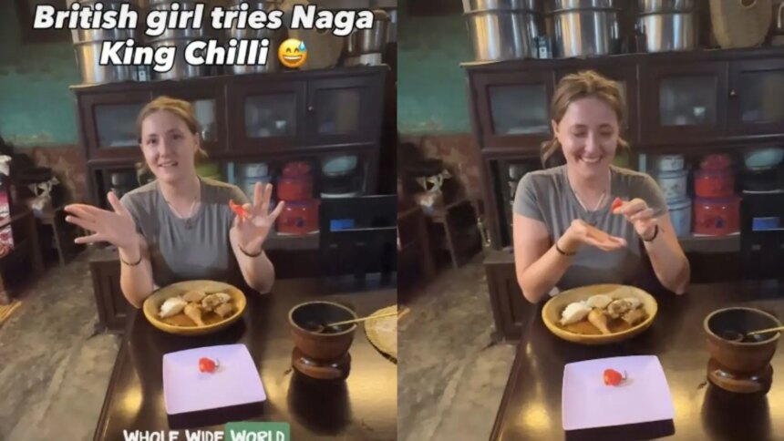 Video: British Creator Tries Nagalands King Chilli, Calls It "A Punch In The Face"