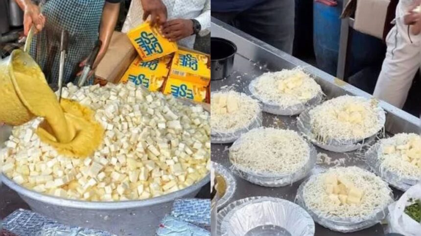 Video: Surat Street Vendor Makes Cheese Ki Sabzi, Internet Calls It "Heart Attack"