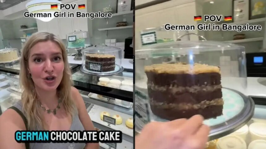 Video: German Woman Finds German Chocolate Cake In Bengaluru, Her Reaction Goes Viral