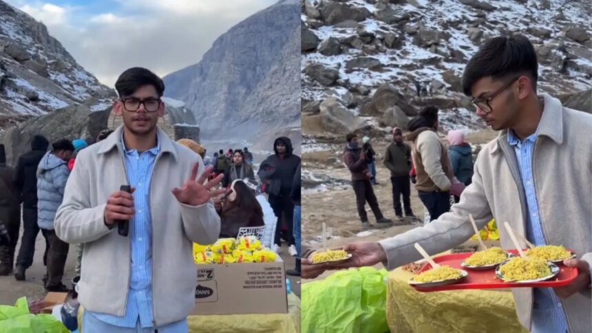 Video: Young Entrepreneur Sets Up Maggi Stall In The Hills, Earns Rs 21,000 In A Single Day
