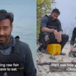 Video: When Ajay Devgn Overcame His Fear And Ate Raw Fish With Bare Hands
