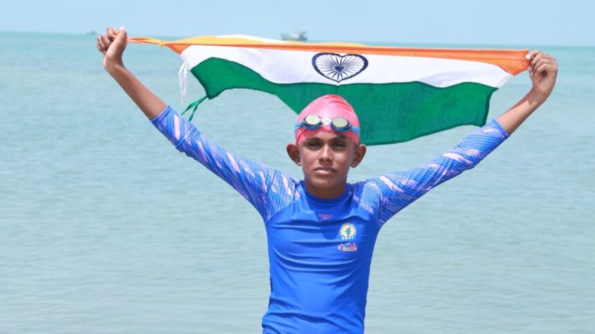 From Rejection To World Record: Ishaan S Swims Across The Palk Strait
