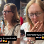 Video: American Woman Tries Fire Paan For The First Time In India, Reaction Goes Viral