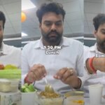 "Bro Doesnt Take Lunch Breaks, He Takes Work Breaks": Gurugram Mans Food Routine Goes Viral