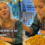 Video: Russian Tourist Tries Bhel With Masala Chai In Goa, And The Taste Leaves Her Stunned